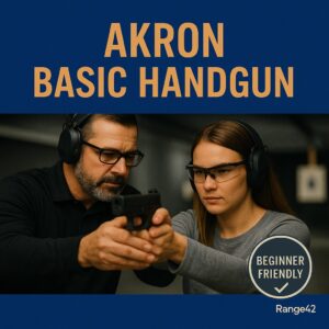 Akron basic handgun training for beginners