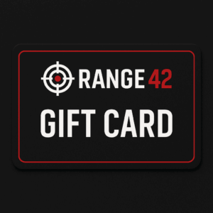 Range 42 Gift Card on black background